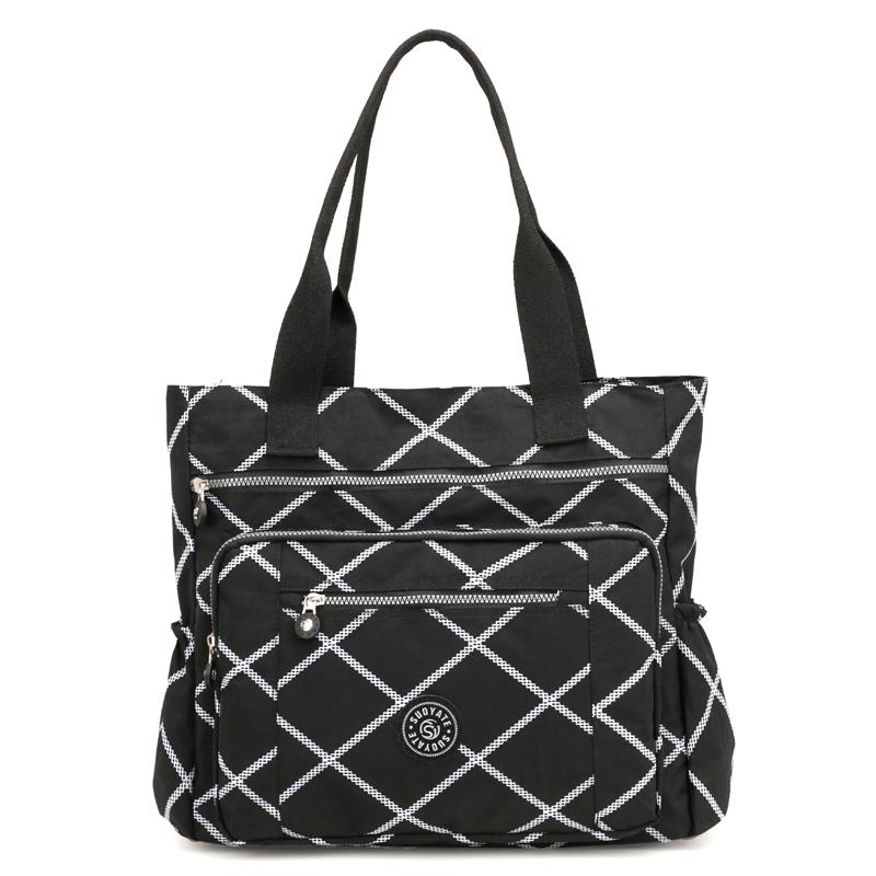 New Fashion Messenger Bag Women Shoulder Bag Nylon Handbag Large Capacity Women's Tote Shopping Bag Ladies Casual Bags beach bag