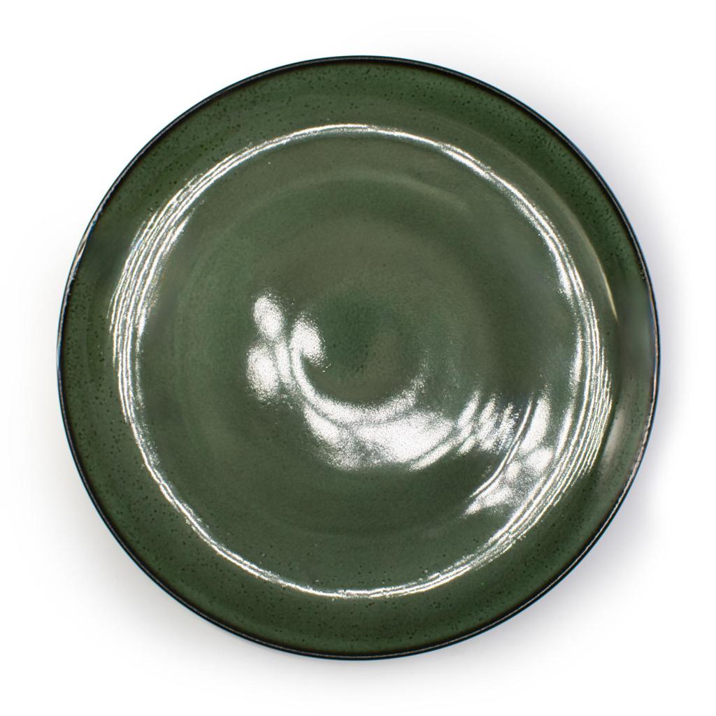 Elegant Moss Porcelain Dinner Plate DUKA