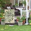Double-Sided Garden Flag for Porch 12x18 Inch Fade-Resistant Spring Floral Butterfly Print Decorative Flag for Outdoor Yard Patio Mailbox Seasonal
