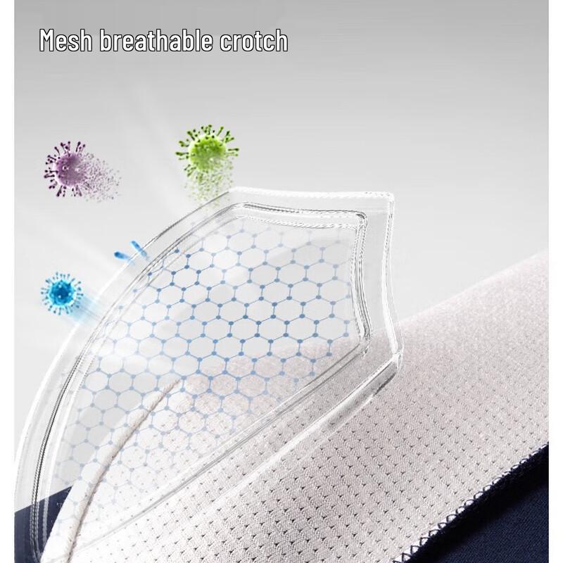 Mao Ren Men's Premium 120s Cotton Boxer Briefs 4-Pack