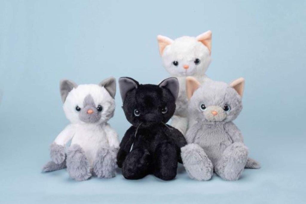 Trend Master Plush Toy Petting Series Petting Cat STD2 Russian Blue
