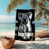 1PC Custom Name Koala Floral Paradise Beach Towel Highly Absorbent And Sand-Resistant Towel for Swimming, Pool, Yoga, And Travel Lightweight