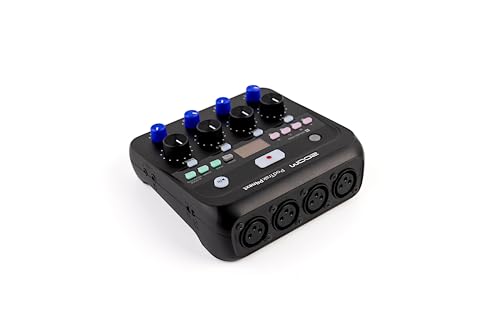 ZOOM P4 next [AI Noise Reduction] 4-person simultaneous recording, smartphone compatible, podcast recorder for live streaming, official Japanese produ