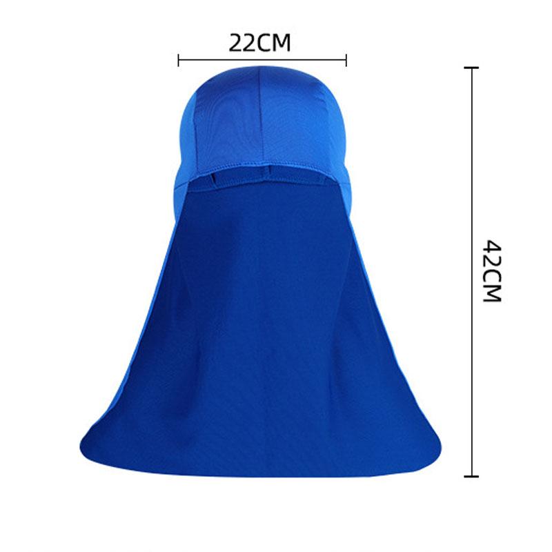 Summer Sun Shade Helmet Colorful Outdoor Riding Fishing Hiking Cap Neck UV Protection Cooling Hat Universal Moto Accessories 1Pc