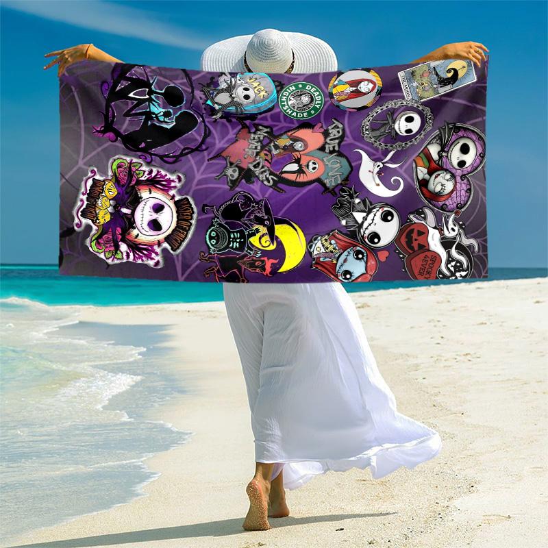 1pc Ethereal Angel Graveyard Microfiber Beach Towels Quick Dry Towel Sand Beach Towels Pool for Travel Swim Pool. S7290160