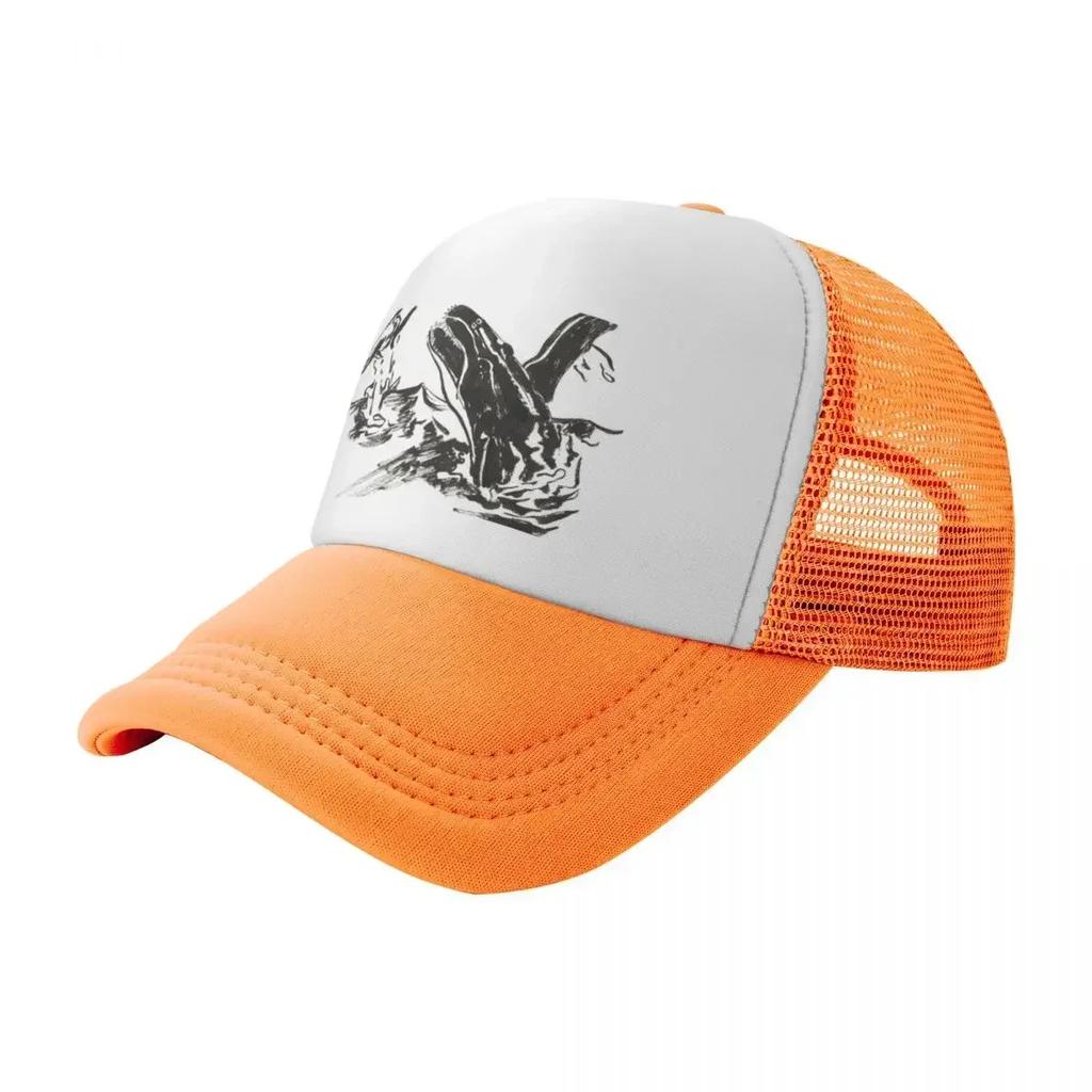 mosasaurus and ichthyosaurus Baseball Cap summer hat Adjustable Trucker Cap Ball Cap fashionable Unisexs Hats Womens