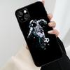 Astronaut Star Space Phone Case For iPhone 17 Pro Max 14 13 12 11 15 16 Pro Max mini 15 16 Plus 16e 17 Air Cover