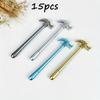 15pcs 0.5mm Hammer Tool Pens, Cute and Fun Stationery Set for Office Supplies, Kawaii Gifts, Creative Plastic Stationery Kawaii School Supplies