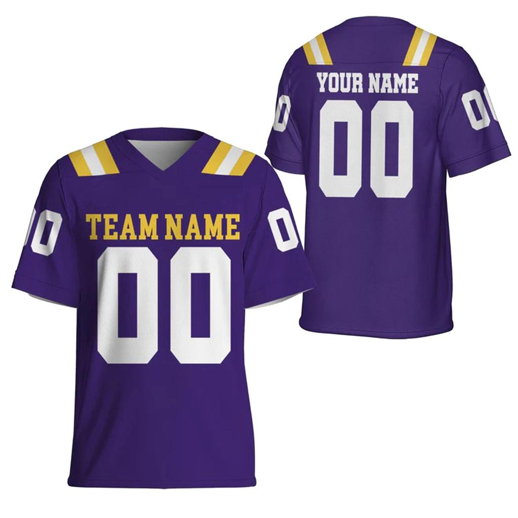 Custom Men Women Youth Kid Football Shirt For Adult Kid Personalized Team Name Number Football Shirt