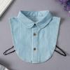 Korean Fake Collar for Children Denim Shirt Detachable Shirt Collar Boys Girls Neckwear Decorative Kids Faux Col