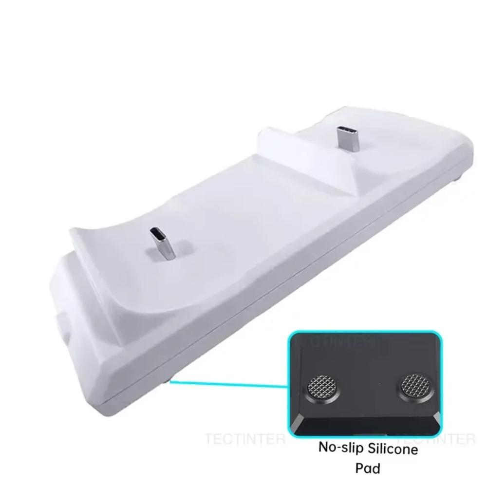 Dual Fast Charger Base for PS5 Wireless Controller Type-C Charging Dock Station for Playstation 5 Gamepad Gaming Accessories
