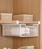Sock Storage Magic: Pull-Out Basket for Underwear, Pants, and Clothing - Wardrobe Rack Box Drawer Hanging Solution