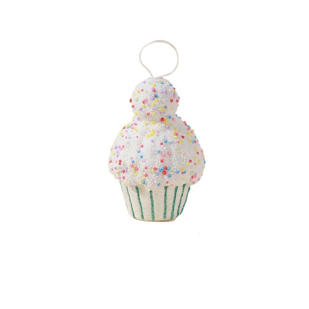 Multicolor Christmas Decorations Foam Ice Cream Christmas Tree Embellishment Festival Cartoon Candy House Hanging Pendants