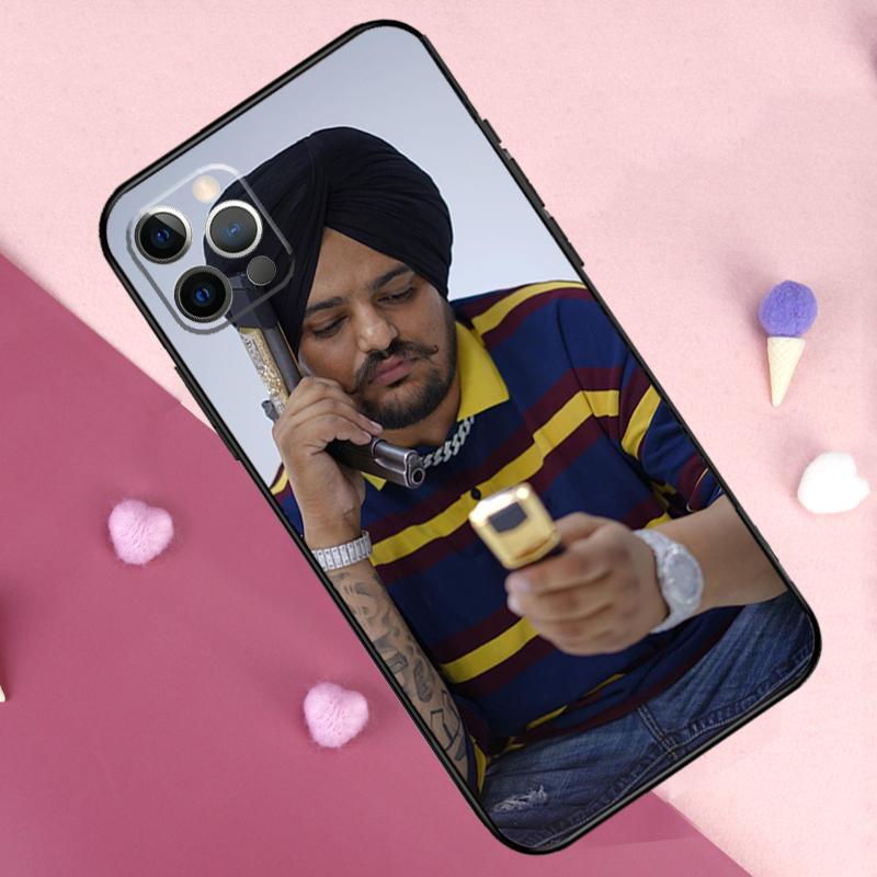 Sidhu Moosewala Handyhülle Für iPhone 17 Pro Max 14 15 16 Plus 11 Pro Max 12 13 Mini 16e 17 Air Rückseite