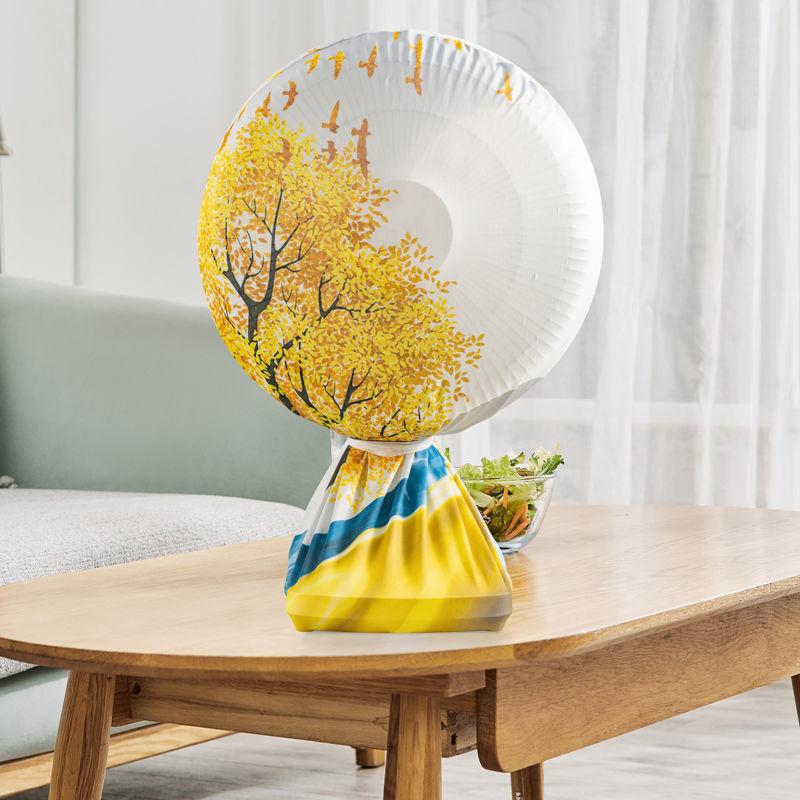 Household Electric Fan Covers Nordic Elasticity Round Table  Dust-proof Cover Safety Storage Protection All-inclusive Cases