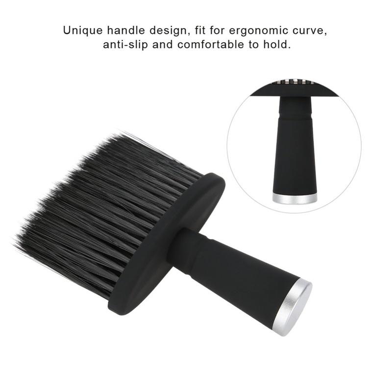 Soft Hair Brush Neck Face Duster Hairdressing Hair Cutting Cleaning Brush for Barber Salon Hairdressing Styling Tools