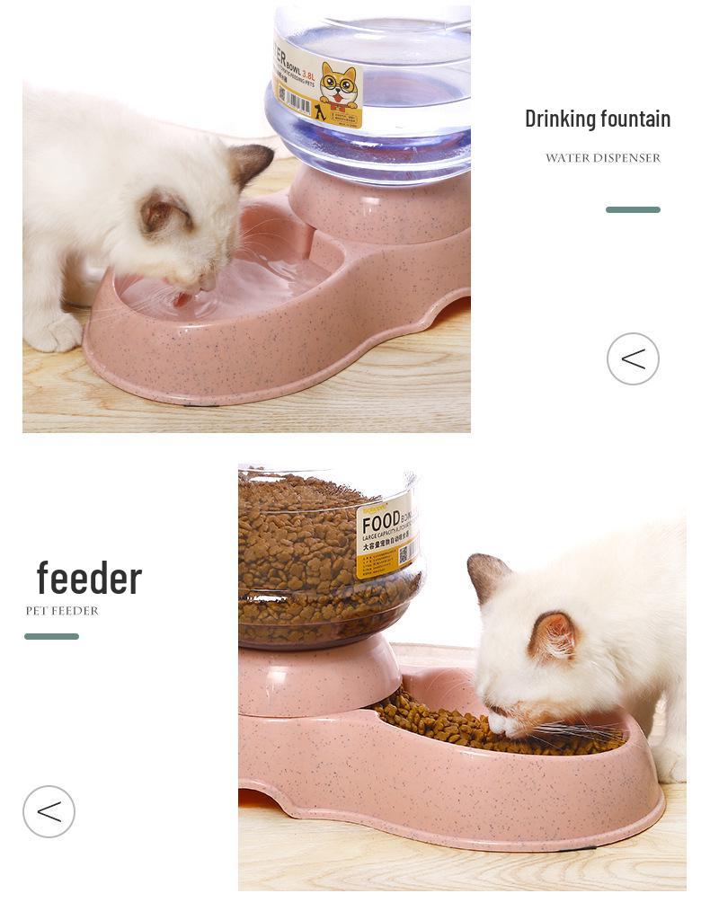 3.8L Automatic Pet Water Dispenser and Feeder for Cats and Dogs