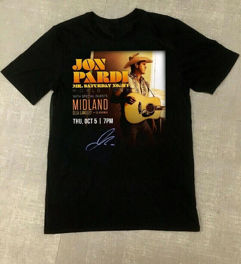 Jon Pardi World tour Short Sleeve Unisex T-shirt All Size UU1053 2XL