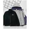 Jungen Abnehmbare Drei-in-Eins Verdickte Warme Kinder Winter Outdoor Jacke