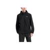Li Ning Fleece Lined Thick Hooded Warm Jacket Men Jackets Black AFDUA71-1