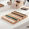 Rings Storage Wooden Ring Display Rectangular Shape Jewelry Organizers Quality Jewelry Stand  Rings
