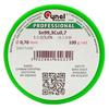 Lead-Free Solder With Flux Sn99.3Cu0.7-1.1.3/3.0% Ø 0.70 100 (Cu1) For Manual And Automatic Soft Soldering, Rosin Tin