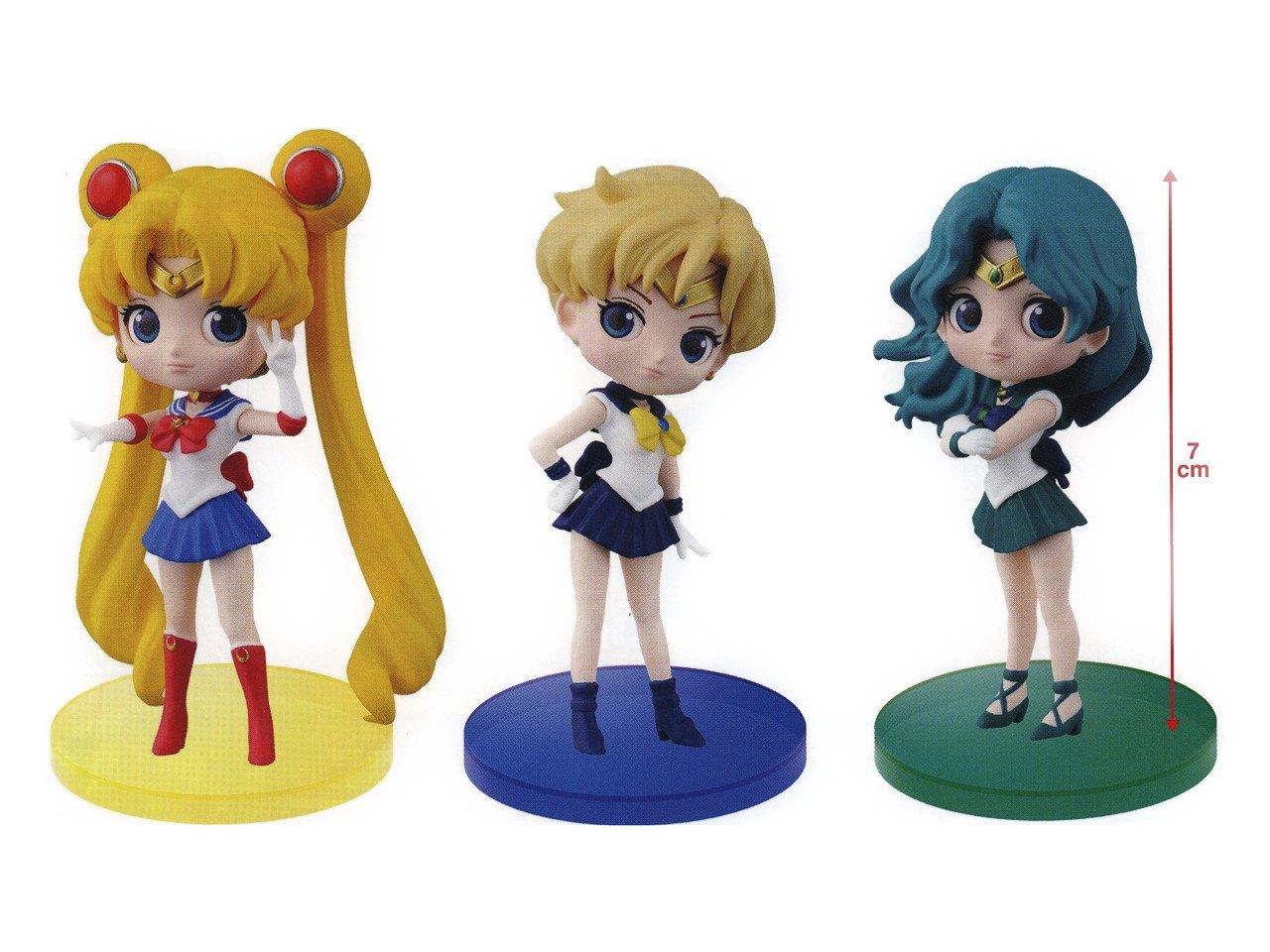 

Sailor Moon Q posket petit vol.3, набор всех трех типов