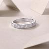 Nabest Luxury Jewelry   CopperWomen Ring GRA Certified VVS D 3EX Moissanite Full Diamond Engagement Wedding Rings