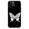 Black Butterfly Phone Case For iPhone Samsung Galaxy Redmi Xiaomi Oppo OnePlus Note S A 7 8 9 10 11 12 13 14 20 21 22 23 53 54 Pro Max Plus Ultra