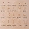 20pcs Metal Leather Working Saddle Making Tools Carving Leather Craft Stamps Kit DIY Printinting Craft Supplies Leather Tools