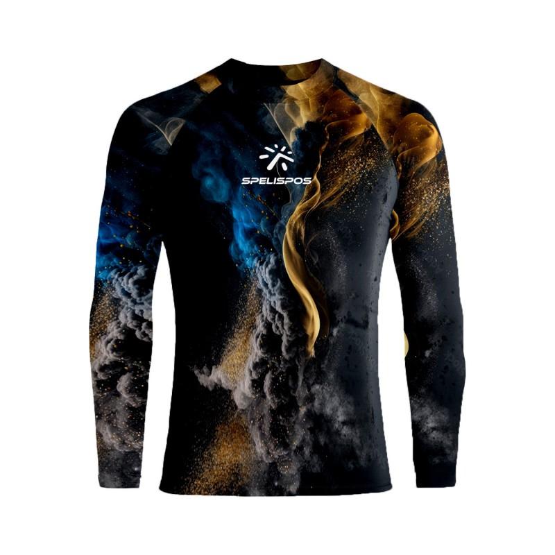 Mens Long Sleeve Hooded Rash Guard Surfing Diving Swimming UV Protection Quick Dry Sportswear