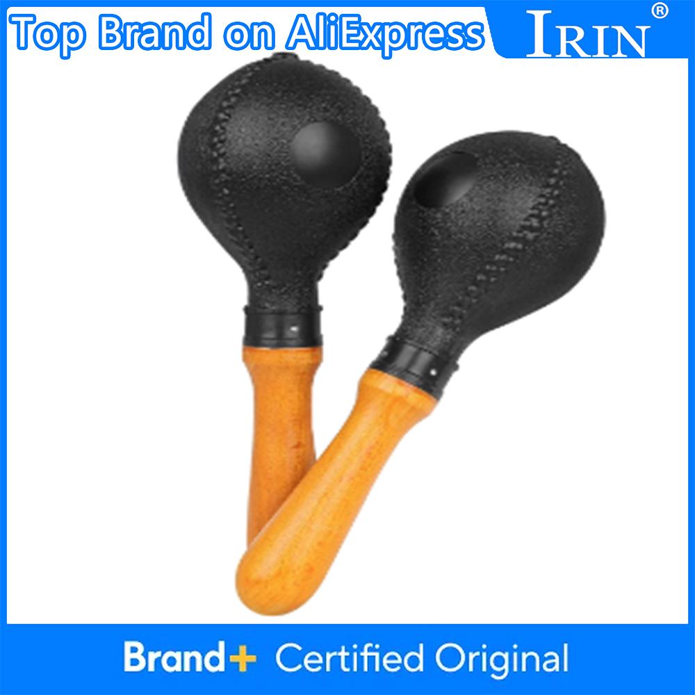 Orff Shaker Percussion Shake Musical Instrument ABS Sand Ball Solid Wood Handle For Use in KTV Accompaniment Pair Shaker