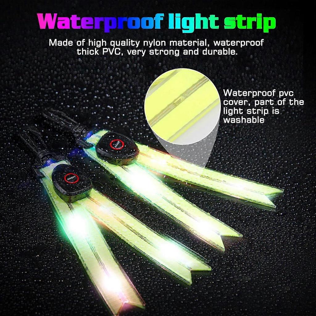 Pack LED Reflector for Kids - USB Rechargeable - for Backpack, Cycling, Running, Jogging