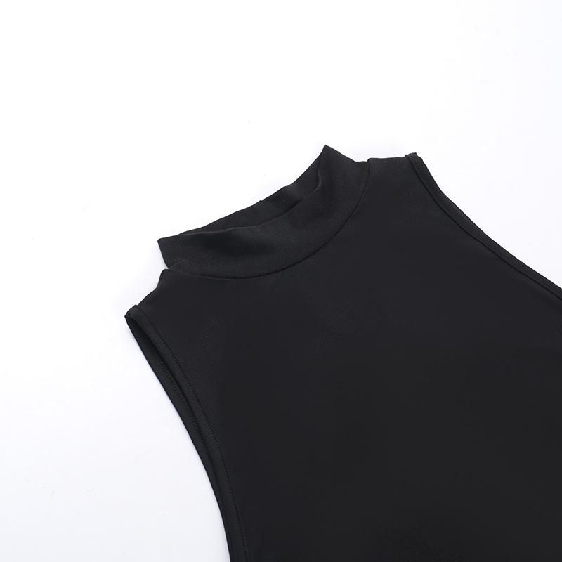 Frühlingskleid für Damen, Prominente, Ethos, sexy, schmale Basis, geteiltes Westekleid