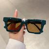 Vintage Square Sunglasses Women New Stylish Multicolor Outdoor Shades for Travelling  Trendy Brand Design Sun Glasses