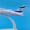 16/20CM Diecast Metal B-777-200 B787 El Al Air Airlines Aircraft Israel Model Alloy Airplane With Stand Collection Display