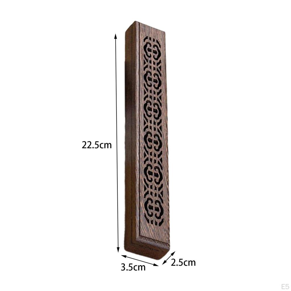 Drewniany Stojak na Kadzidełka Kadzielnica Rzeźba Palnik Ozdoby Stołowe