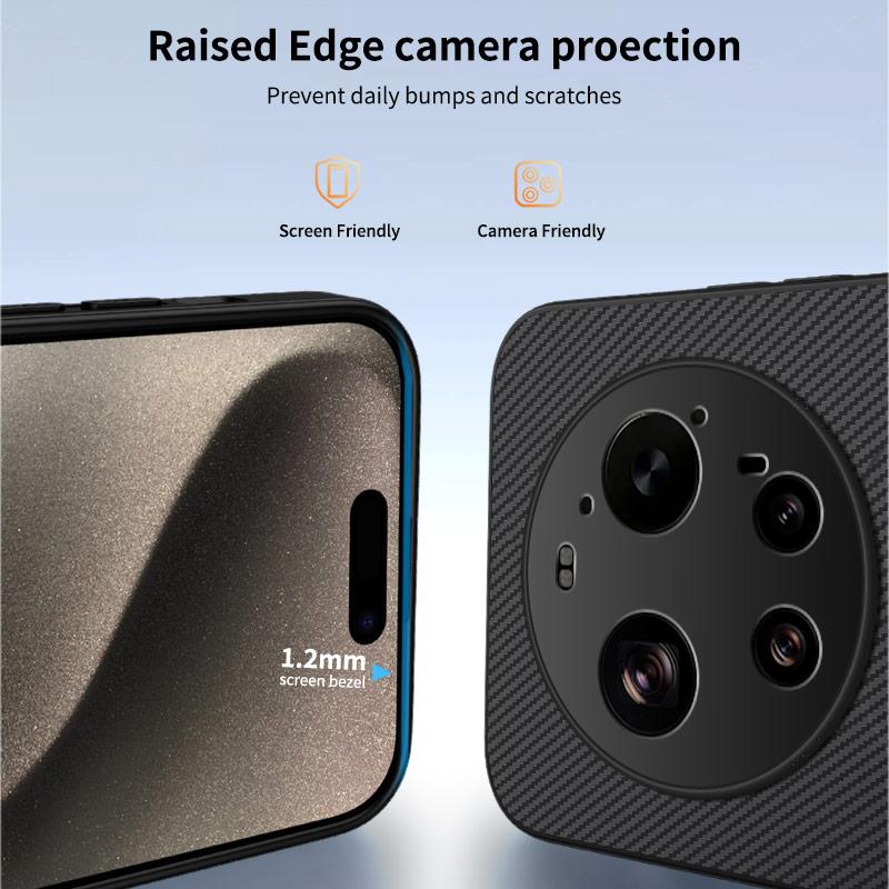 Pro Xiaomi 17 Ultra 5G Magnetický kryt WANLONFENG řada TQ Textura uhlíkových vláken PC TPU Kryt telefonu