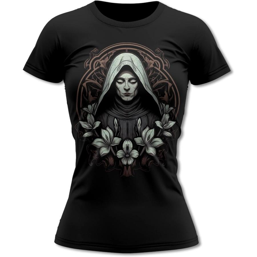 Dark Nun 3 Gothic Women s T-Shirt XXXXXL разноцветный