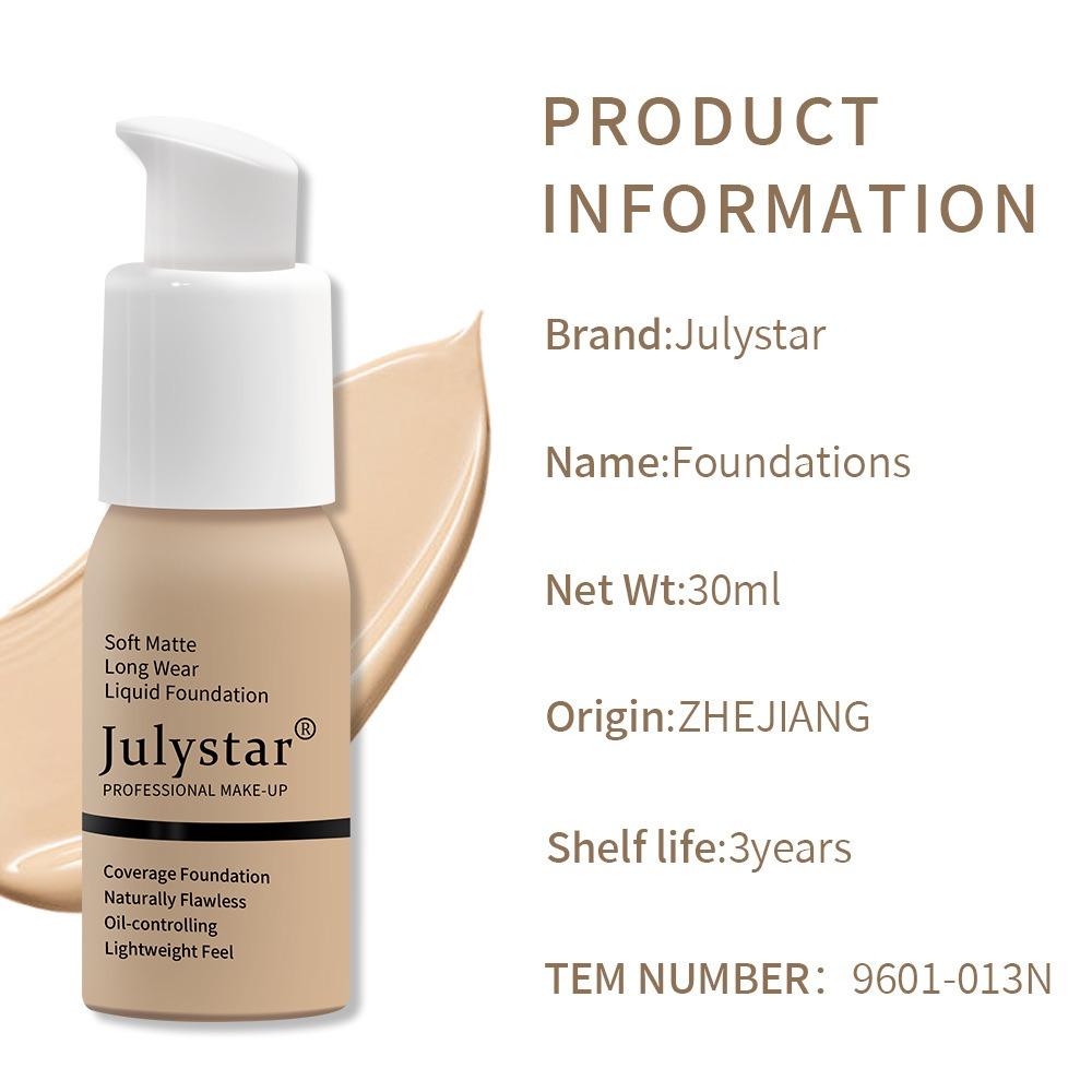 Not Easy To Take Off Makeup Waterproof Foundation Cream Foundation Whitening Nude Makeup