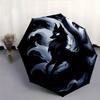 1pc Cool Nine Tailed Fox Automatic Opening and Closing Umbrella, Lightweight 3-Fold, With Cute Cartoon Characters, Suitable for Home, Outdoor and