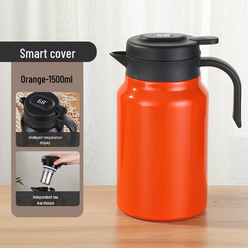 Large Capacity 304 Stainless Steel Insulated Tea Infuser Kettle for Home and Office
