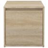 Vidaxl Hocker mit Schublade, Farbe Sonoma-Eiche, 40,5X40X40 Cm