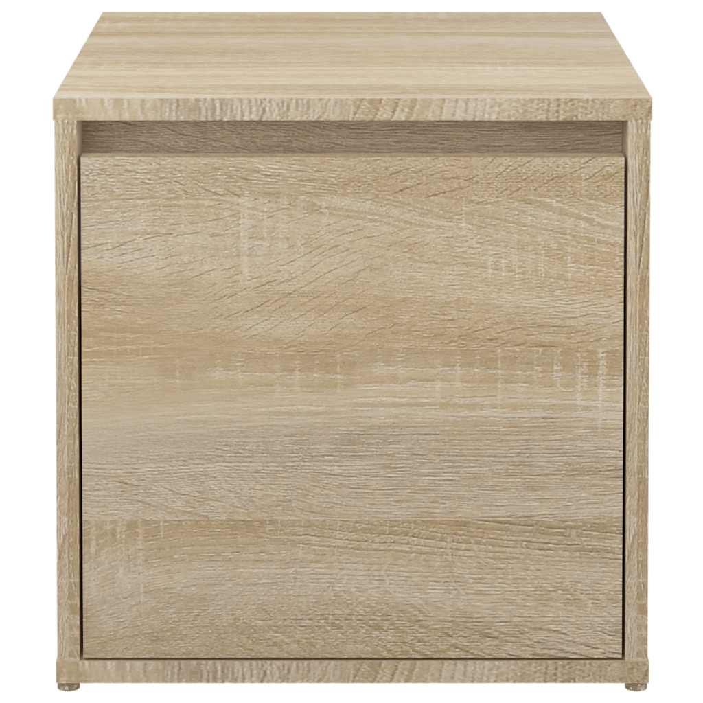 Vidaxl Hocker mit Schublade, Farbe Sonoma-Eiche, 40,5X40X40 Cm