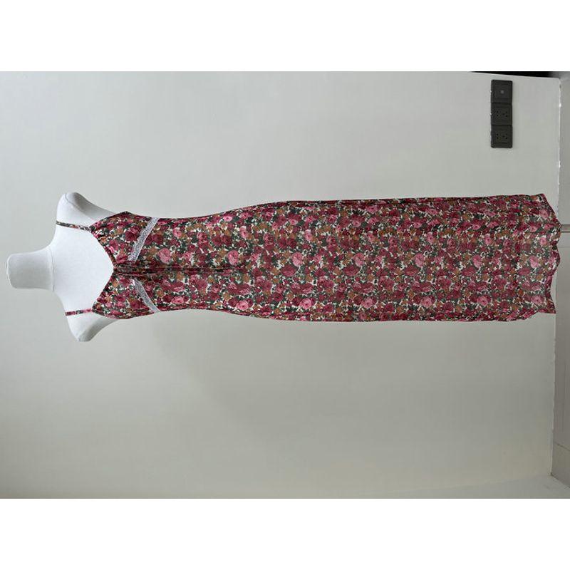 

2025 Summer New Heart Gentle Floral Lace Elements Mesh Dress Romantic Atmosphere Long dress Color 1 S