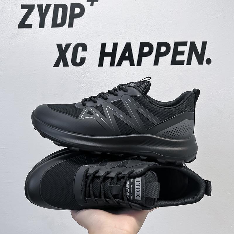 2025 Soft-soled Men's Shoes Mesh Breathable and Comfortable Thin Walking Shoes Men's Casual Sports Running Shoes FZ8036-A