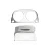 Rear Air Condition Vent Frame Sticker For Mercedes Benz S Class W222 2014-20 Carbon Fiber Pattern Trim Interior Car Accessories