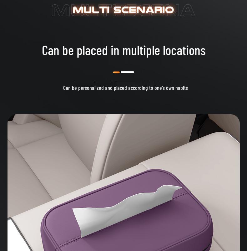 Zhiji R7 Car Tissue Box: New Model Seat Back & Armrest Hanging Holder