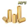 Metal Hexagonal Female Thread Standoffs 50Pcs Rustproof M2-M6 Screw Spacers for PCB Electronic Circuit Board Assembly