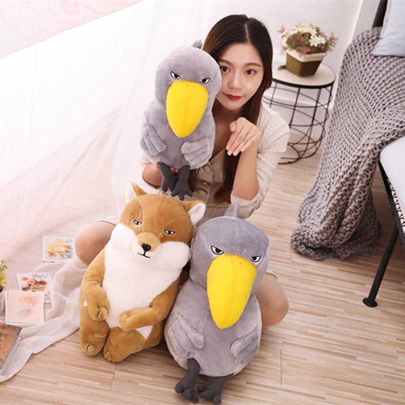 Mouthed Bird Big Fox Stuffed Toy Doll Room Decoration Kid Gifts Birthday